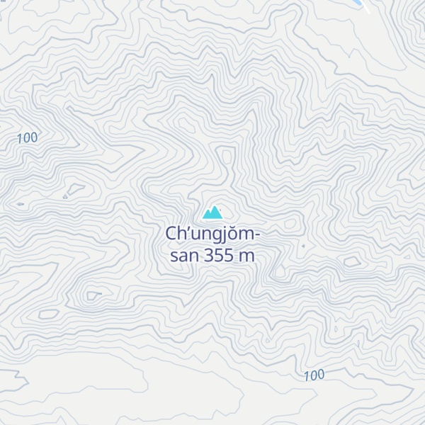 Map of Ch’ungjŏm-san