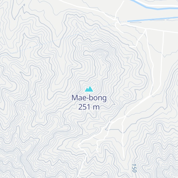 Map of Mae-bong