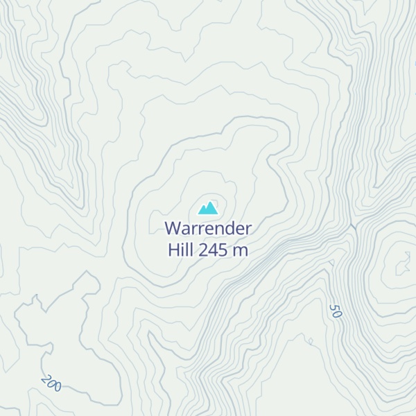 Map of Warrender Hill