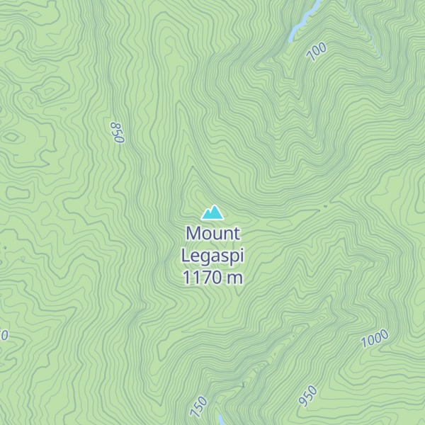 Map of Mount Legaspi