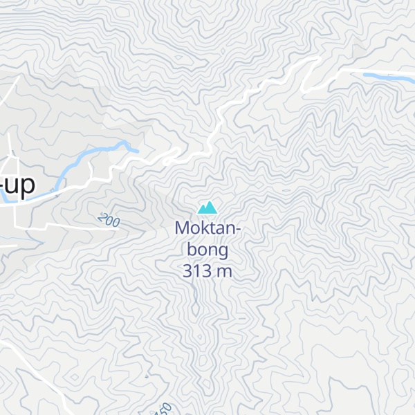 Map of Moktan-bong