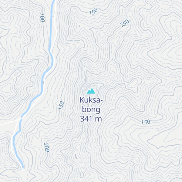 Map of Kuksa-bong