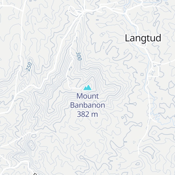 Map of Mount Banbanon