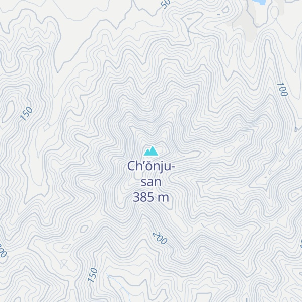 Map of Ch’ŏnju-san