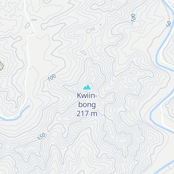 Map of Kwiin-bong