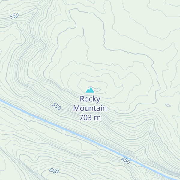 Map of Rocky Mountain