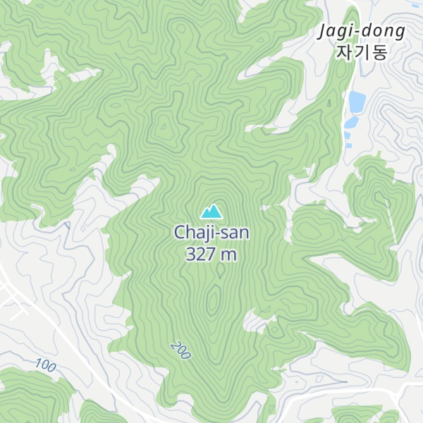 Map of Chaji-san