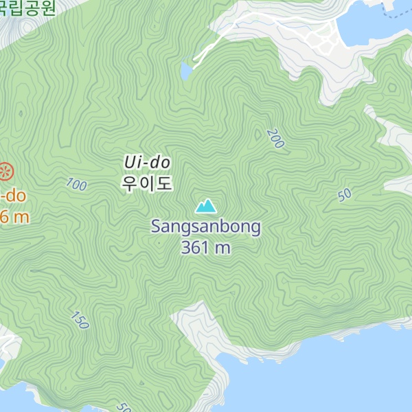 Map of Sangsanbong