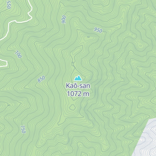 Map of Kaŏ-san