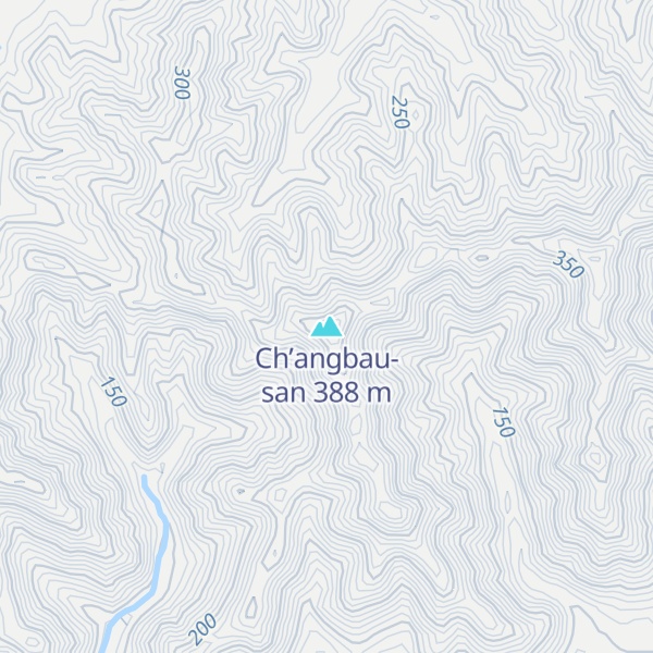 Map of Ch’angbau-san