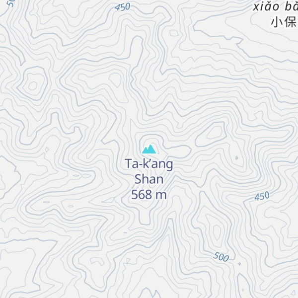 Map of Ta-k’ang Shan