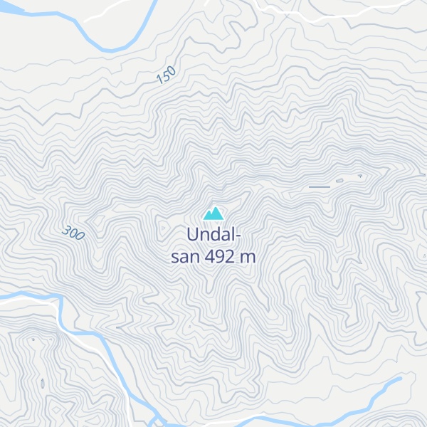 Map of Undal-san