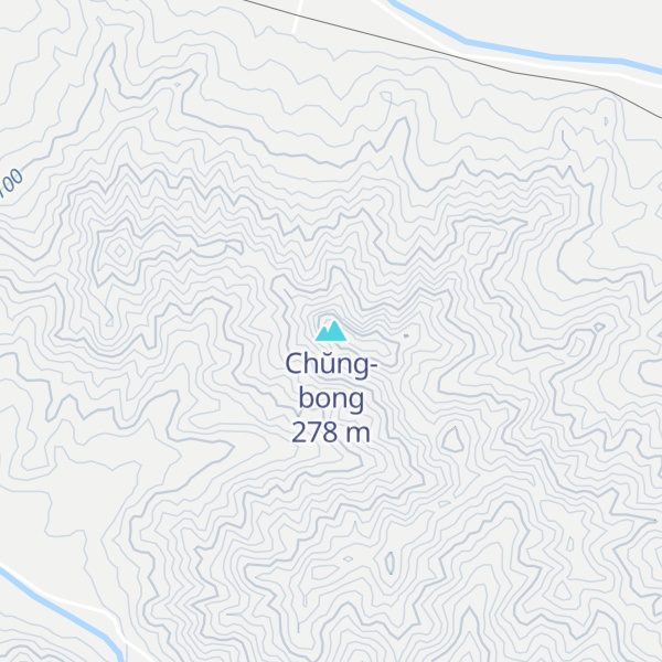 Map of Chŭng-bong