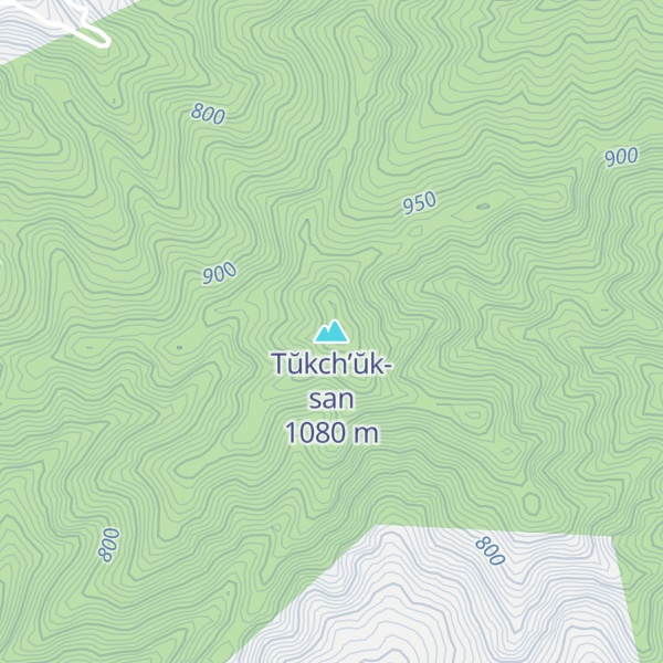 Map of Tŭkch’ŭk-san