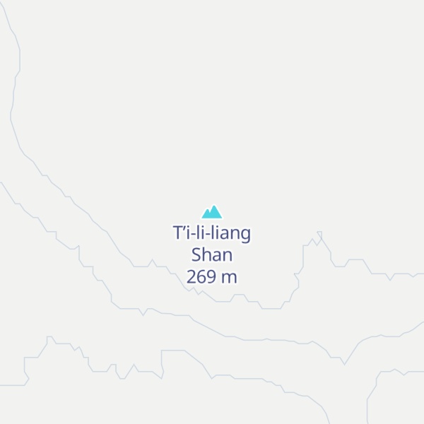 Map of T’i-li-liang Shan