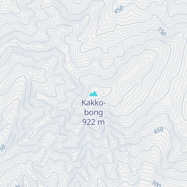 Map of Kakko-bong