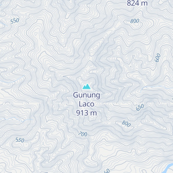 Map of Gunung Laco