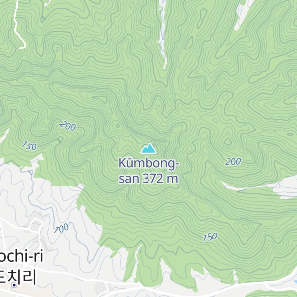 Map of Kŭmbong-san