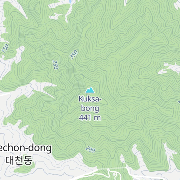 Map of Kuksa-bong