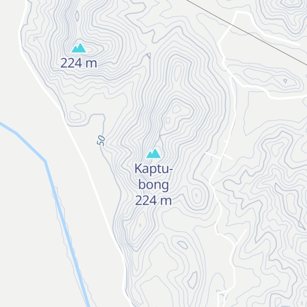 Map of Kaptu-bong