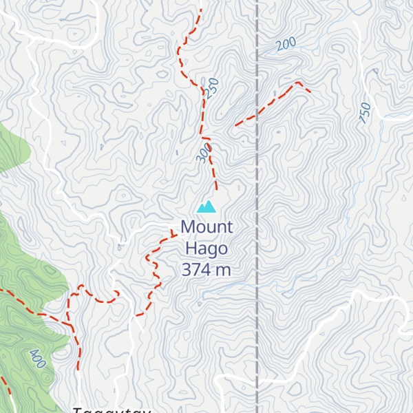 Map of Mount Hago