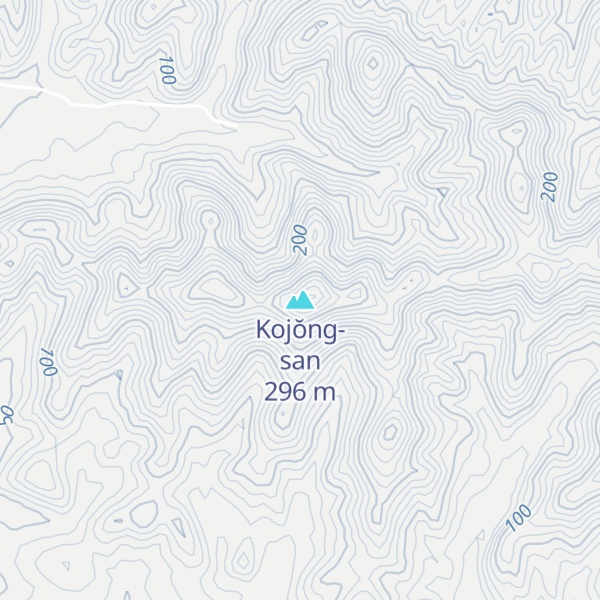 Map of Kojŏng-san