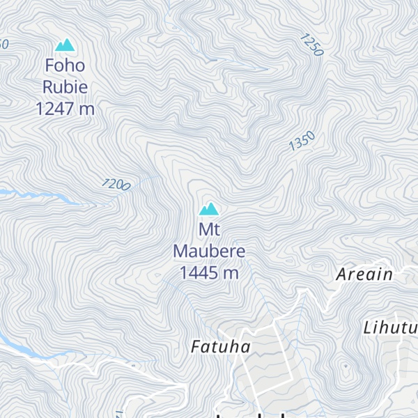 Map of Mt Maubere