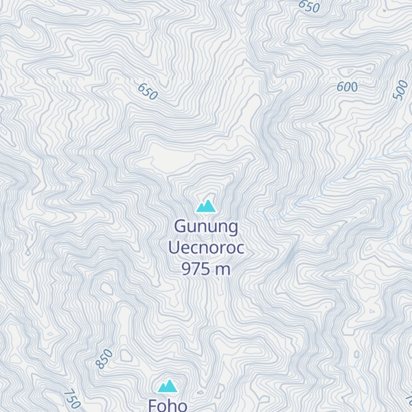 Map of Gunung Uecnoroc