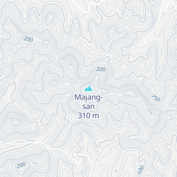 Map of Majang-san