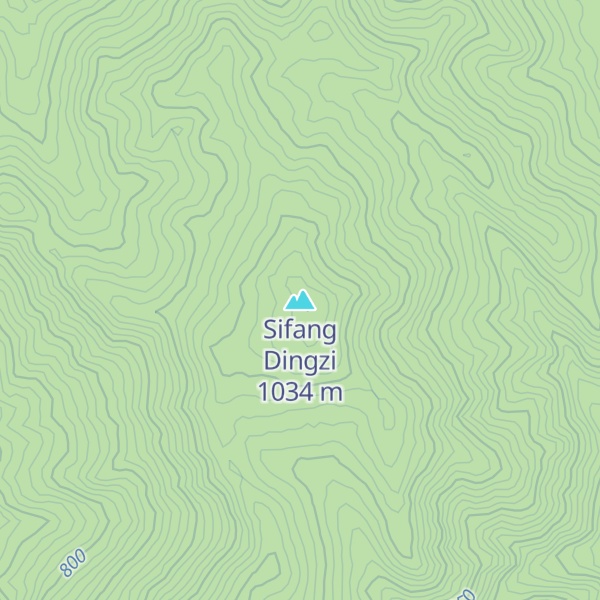 Map of Sifang Dingzi