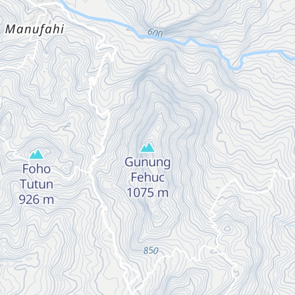 Map of Gunung Fehuc