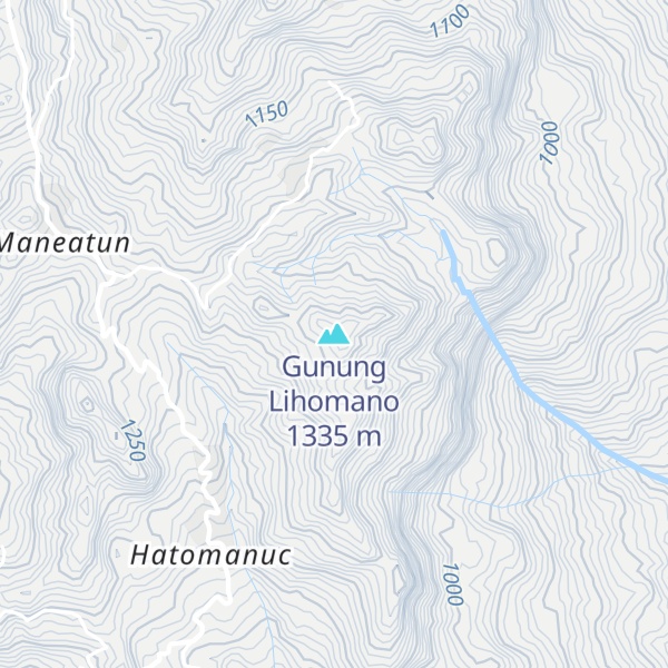 Map of Gunung Lihomano