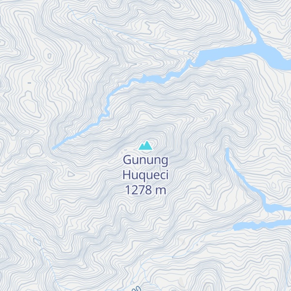Map of Gunung Huqueci