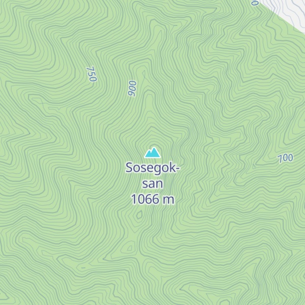 Map of Sosegok-san
