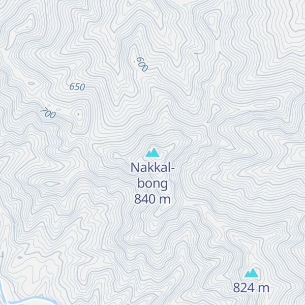 Map of Nakkal-bong
