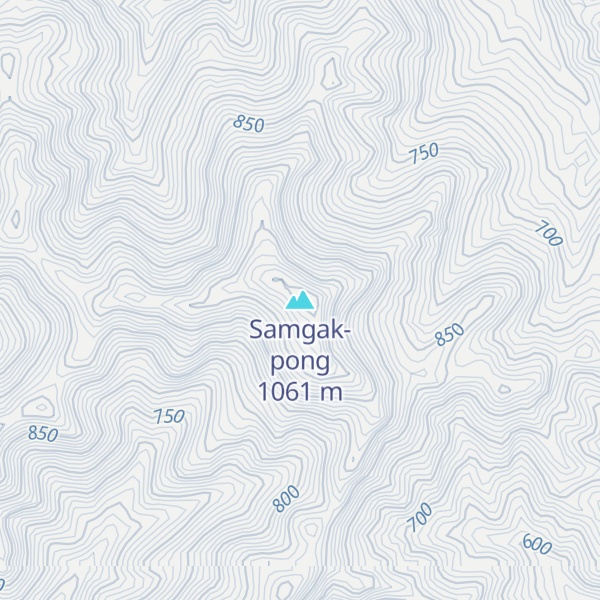Map of Samgak-pong