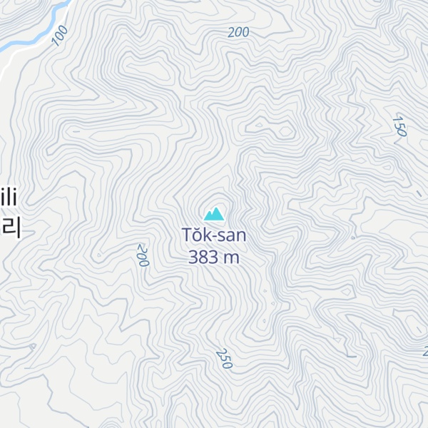 Map of Tŏk-san