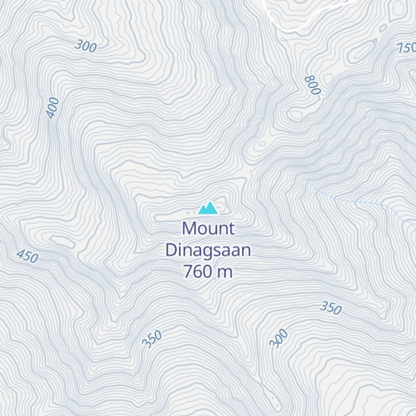 Map of Mount Dinagsaan