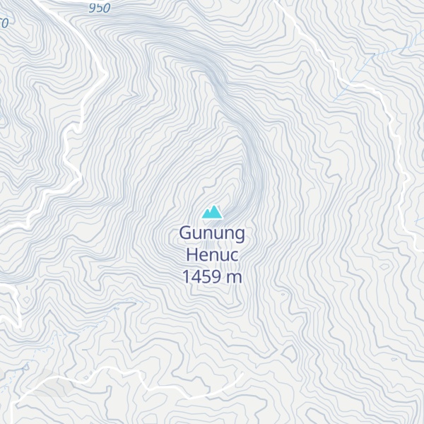 Map of Gunung Henuc