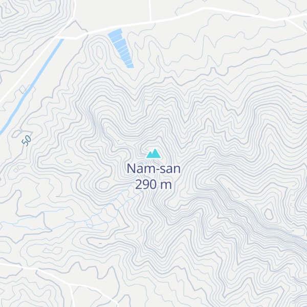 Map of Nam-san