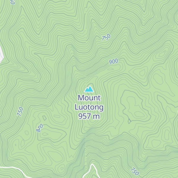 Map of Mount Luotong
