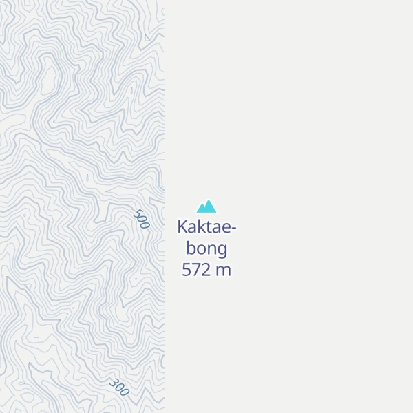 Map of Kaktae-bong