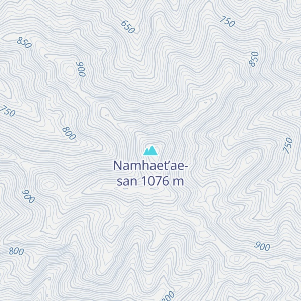 Map of Namhaet’ae-san