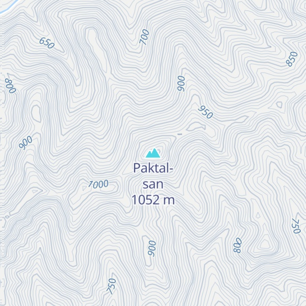Map of Paktal-san