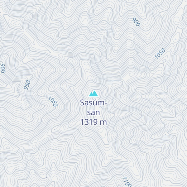 Map of Sasŭm-san
