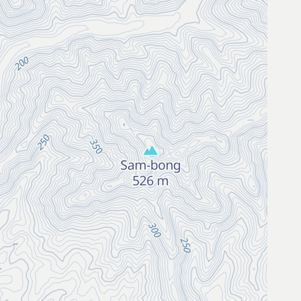 Map of Sam-bong