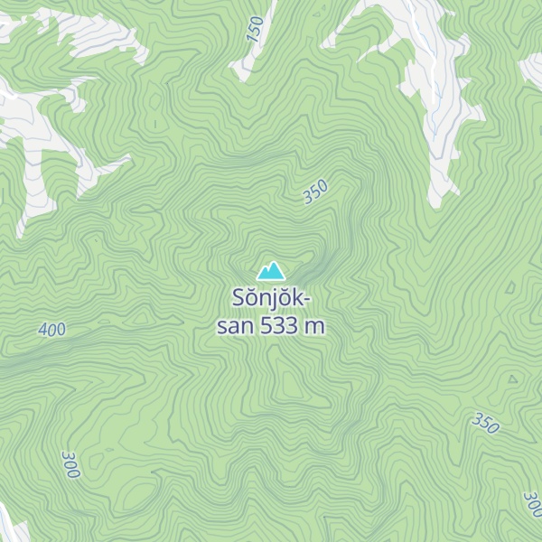 Map of Sŏnjŏk-san