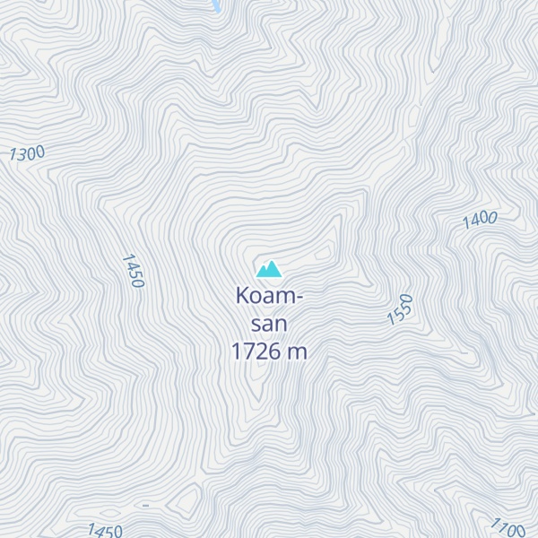 Map of Koam-san