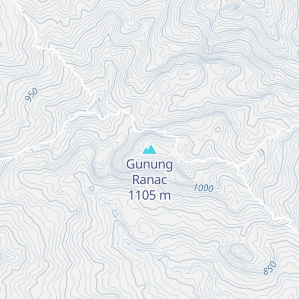 Map of Gunung Ranac