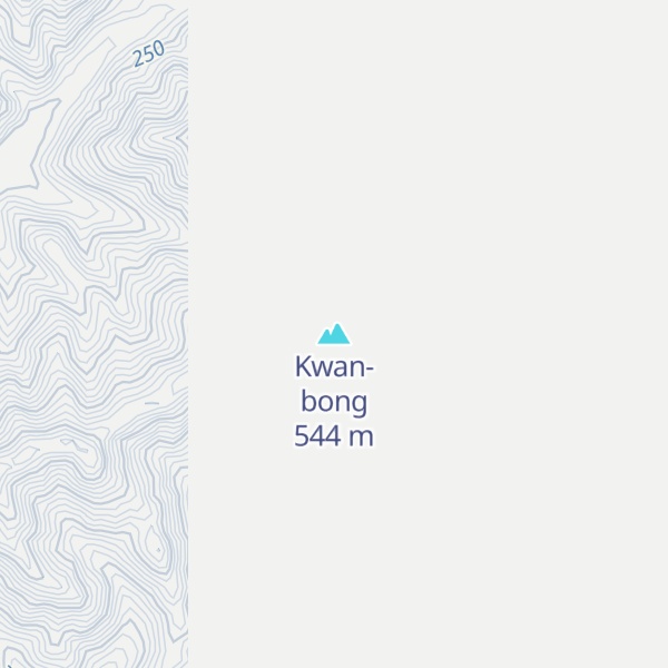 Map of Kwan-bong